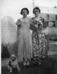 Betty Francis Felix Almassy and Mother - Elizabeth Neuhaus Felix