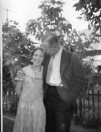 Betty Francis Felix Almassy and Father - Ralph William Felix